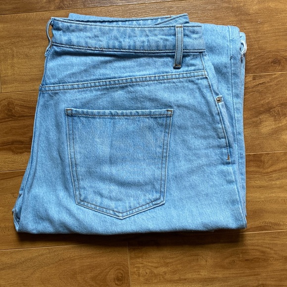 ASOS Design petite blue mom jeans size 32 - Picture 1 of 4